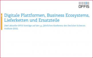  Digitale Plattformen, Business Ecosystems, Lieferketten und Ersatzteile